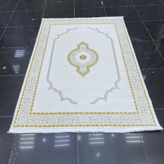 Turkish Victoria carpet 9196 golden color size 150*220