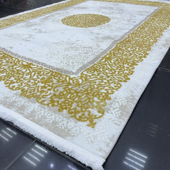 Turkish Victoria carpet 9197 golden color size 200*300