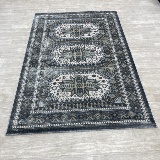 Modern Turkish diamond carpets 10940A gray size 100*300