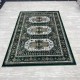 Modern Turkish diamond carpets 10940A green size 80*150