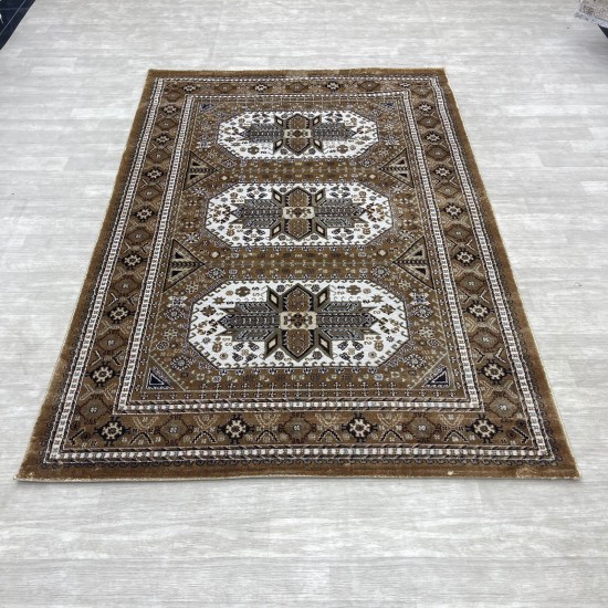 Modern Turkish diamond carpets 10940A Light brown size 100*300