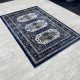 Modern Turkish diamond carpets 10940A navy size 100*300