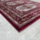 Modern Turkish diamond carpets 10940A red size 80*150