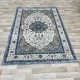 Turkish Diamond Carpet 10873A cyan color size 150*220