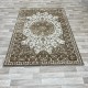 Turkish Diamond Carpet 10872A beige color size 150*220