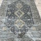 Turkish Diamond Carpet 10870A gray color size 150*220