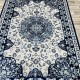 Turkish Diamond Carpet 10872A navy blue color size 150*220