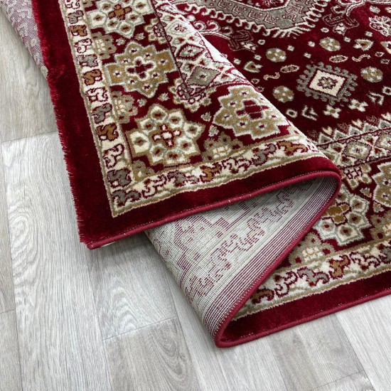 Turkish Diamond Carpet 10870A red color size 150*220