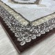 Modern diamond carpets B066 Brown size 80*150