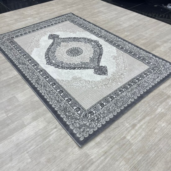 Modern diamond carpets B066 gray size 100*200