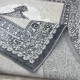 Modern diamond carpets B066 gray size 100*200