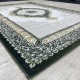 Modern diamond carpets B066 green size 100*200