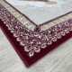 Modern diamond carpets B066 red size 100*200