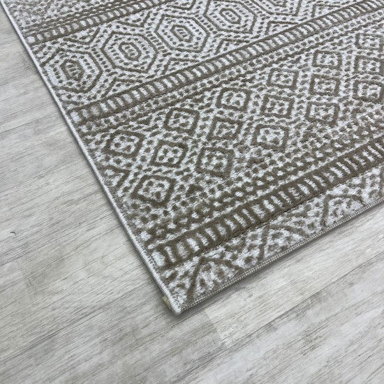 Modern Turkish Diamond Carpets 10908A Vison Vison 100*300