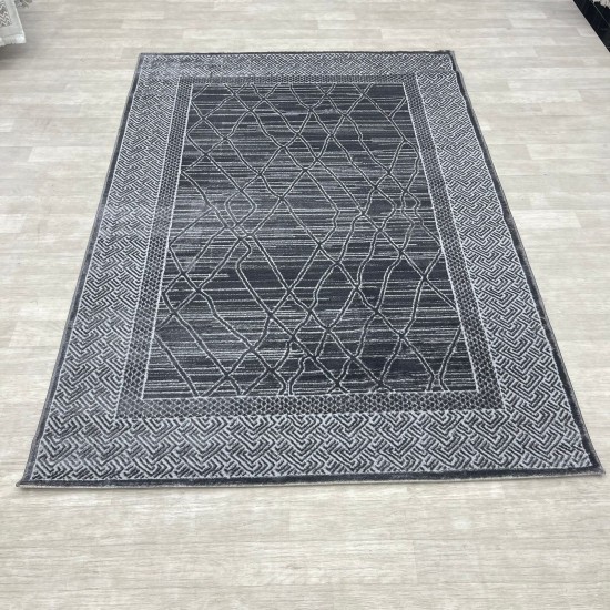 Modern Turkish Diamond Carpets 10933A dark grey 300*400