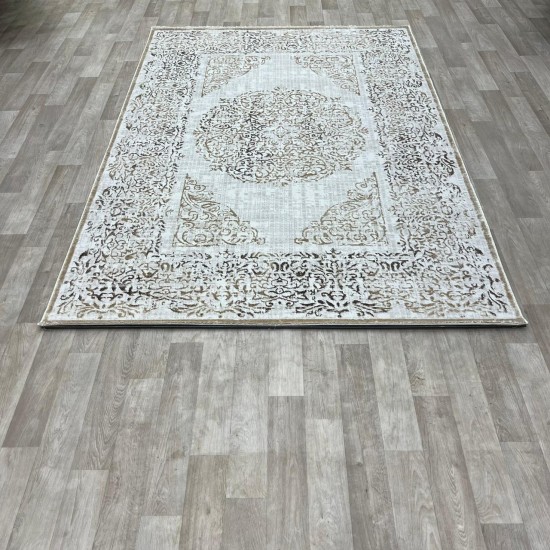 Modern Turkish diamond carpets 35007A beige orange 150*220