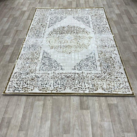 Modern Turkish diamond carpets 35007A golden beige 200*300