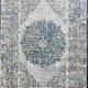 Modern Turkish diamond carpet 35007A gray blue 150*220