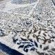 Modern Turkish diamond carpet 35007A gray blue 150*220