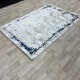 Modern Turkish diamond carpets 35023D cream colored turquoise 150*220