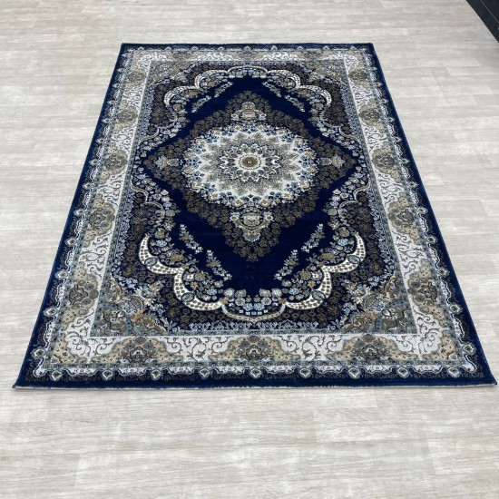 Almas Classic Turkish Carpet 10941A Navy Color Size 250*350