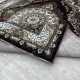 Almas Classic Turkish Carpet 10941A brown color size 50*80