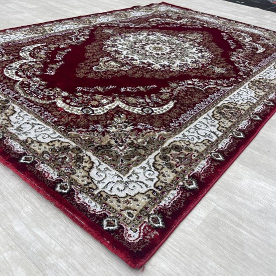 Almas Classic Turkish Carpet 10941A red color size 80*150