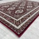 Turkish classic diamond carpet 10939A red color size 120*170