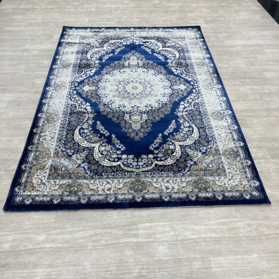 Almas Classic Turkish Carpet 10941A Navy Color Size 250*350