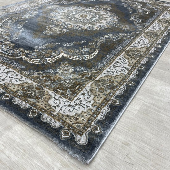 Almas Classic Turkish Carpet 10941A gray Color Size 300*400