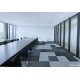 Office carpet tiles calculated per square meter 100*100 Rabih S in 7 plain colors