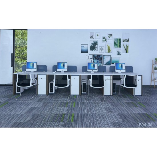 Office carpet tiles calculated per square meter 100*100 Forest F in 4 different colors