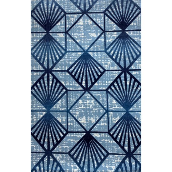 Turkish coral carpet 062 dark blue