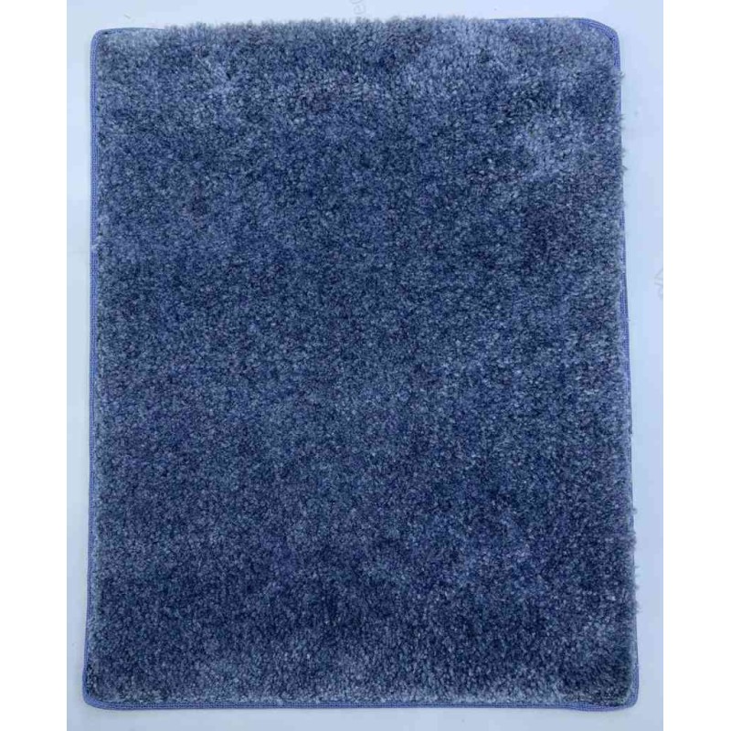 Plain thick diamond carpeting of excellent quality suitable for all rooms blue color N505