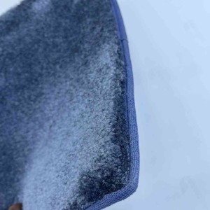Plain thick diamond carpeting of excellent quality suitable for all rooms blue color N505