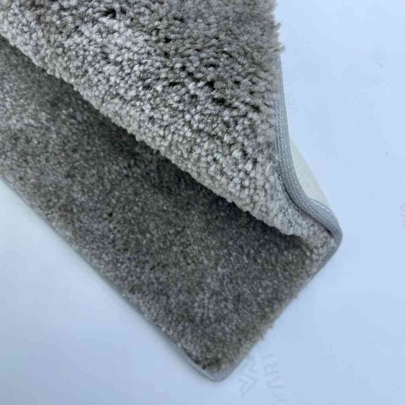Plain thick diamond carpeting of excellent quality suitable for all rooms gray color N537