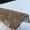 Plain thick diamond carpeting excellent quality suitable for all rooms brown color N532