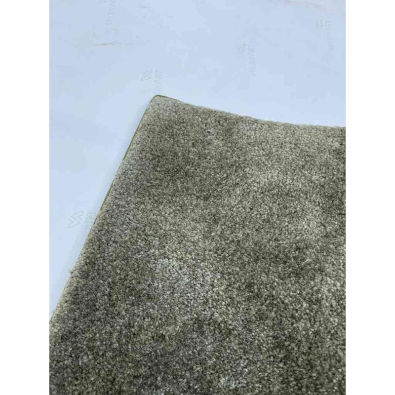 Plain thick diamond carpeting excellent quality suitable for all rooms light green color N537