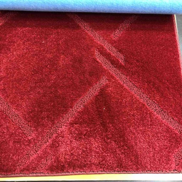 Plain red carpet