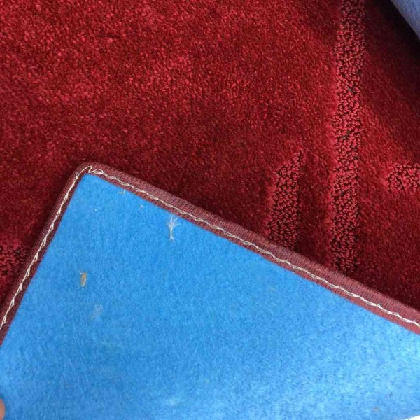 Plain red carpet