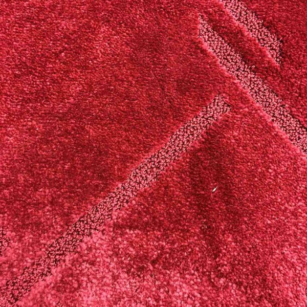 Plain red carpet
