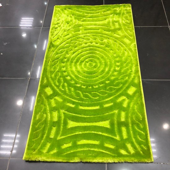 Turkish velor carpet 131 green 80 * 150