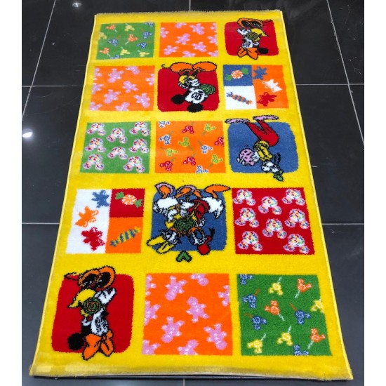 Turkish Children Carpet Yellow 80 * 150
