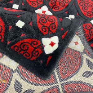 Turkish carpets discount Chanel 16 black with red