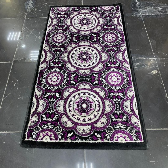 Sale Turkish carpets Omega 615 black with purple