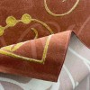 Turkish carpets first class luxe pattern 6160 orange colorwith golden size 300*400