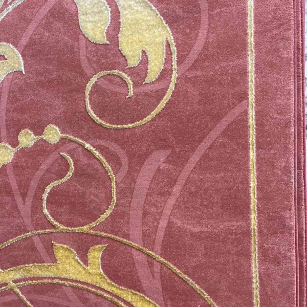 Turkish carpets first class luxe pattern 6160 orange colorwith golden size 300*400