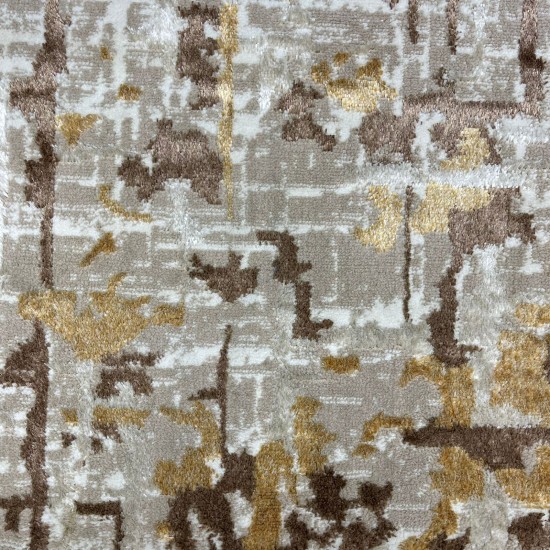 Arbid Turkish Carpet 474 brown, measured in square meters 100*100
