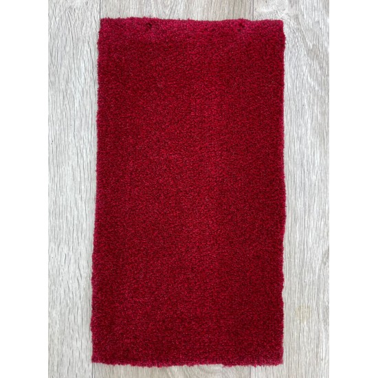 Sarah carpet plain 6 red, measured in square meters, 100*100