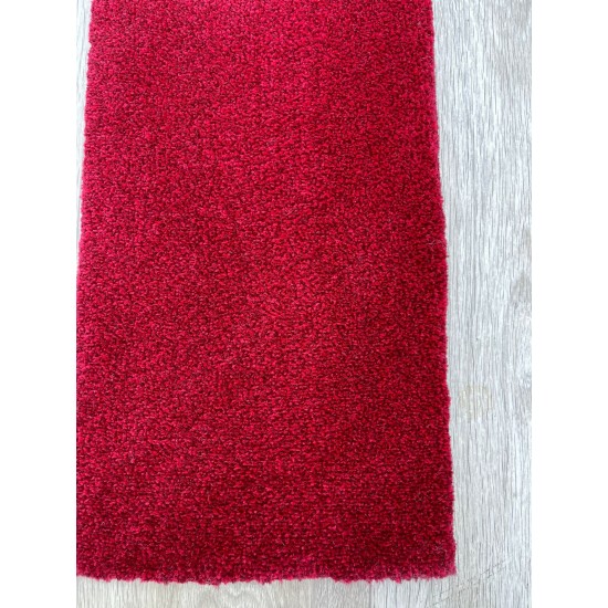 Sarah carpet plain 6 red, measured in square meters, 100*100